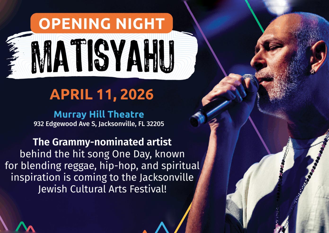 Jax: Jacksonville Jewish Cultural Arts Festival (April 11, 2026)