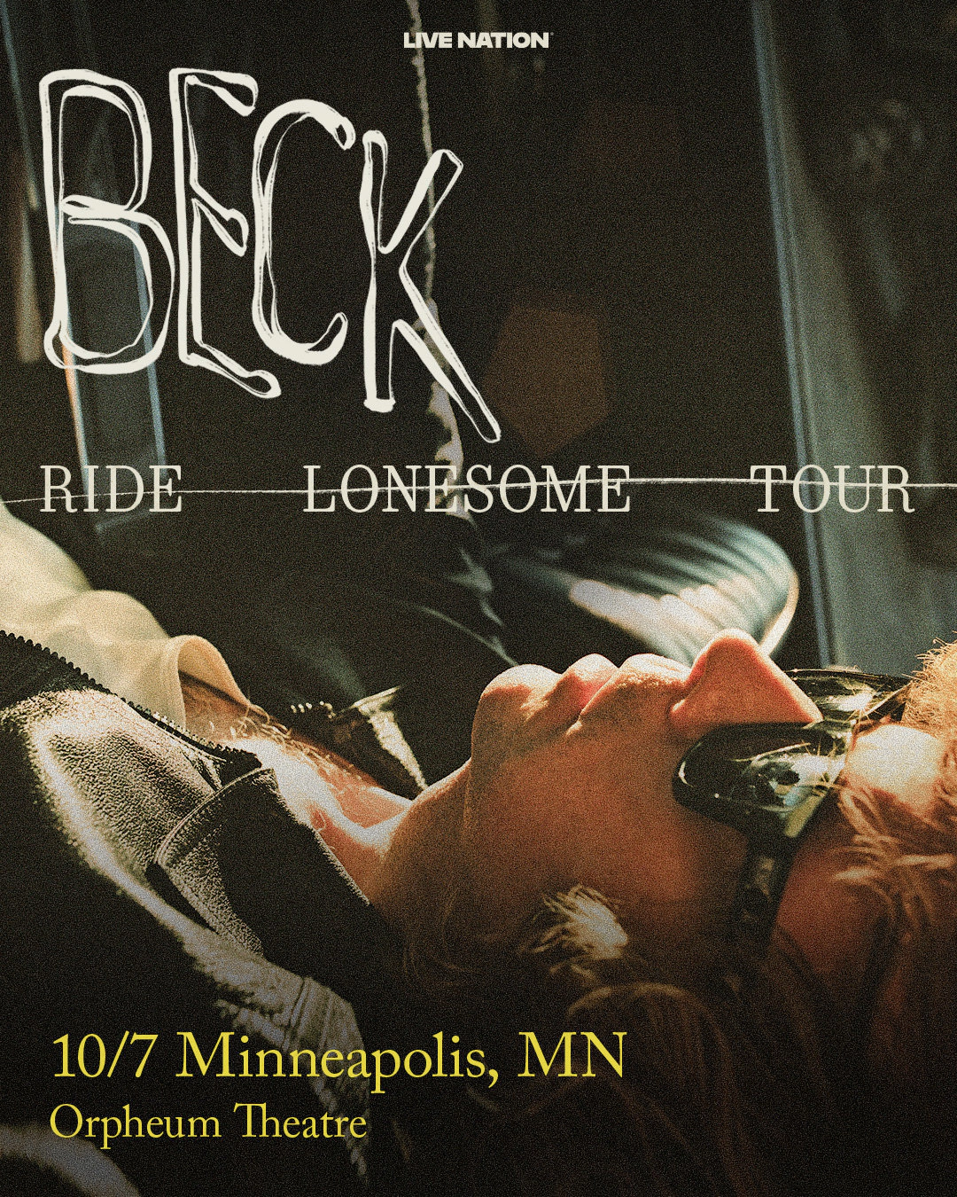 Mpls: Beck at Orpheum Theatre (Oct 7, 2026)