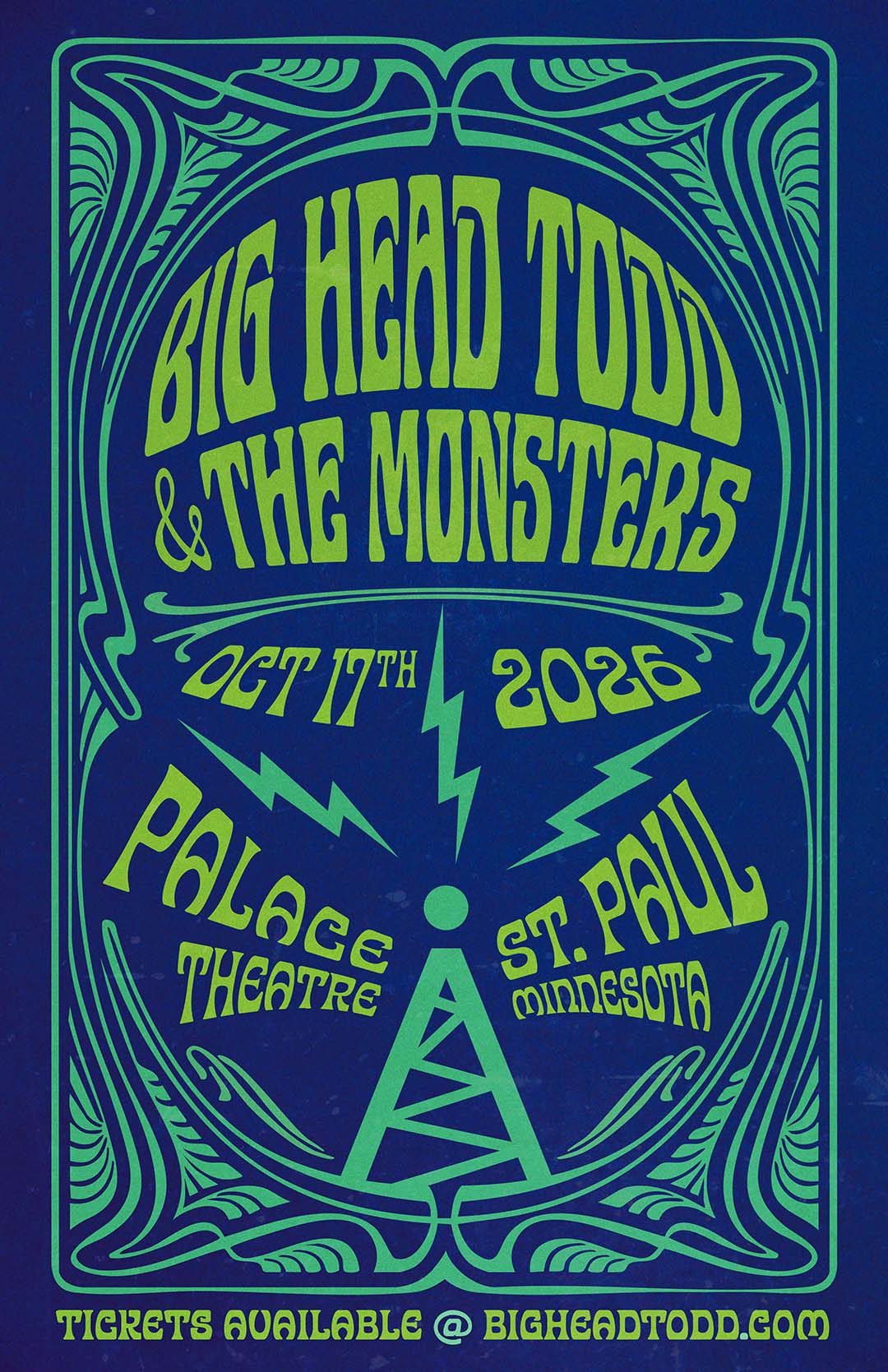 Mpls: Big Head Todd and the Monsters at Palace Theatre (Oct 17, 2026)