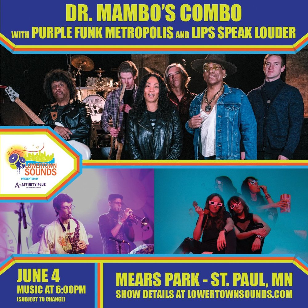 Mpls: Dr. Mambo’s Combo at Lowertown Series @ Mears Park (June 4, 2026)