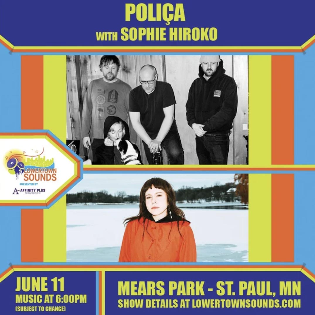 Mpls: Polica at Lowertown Series @ Mears Park (June 11, 2026)