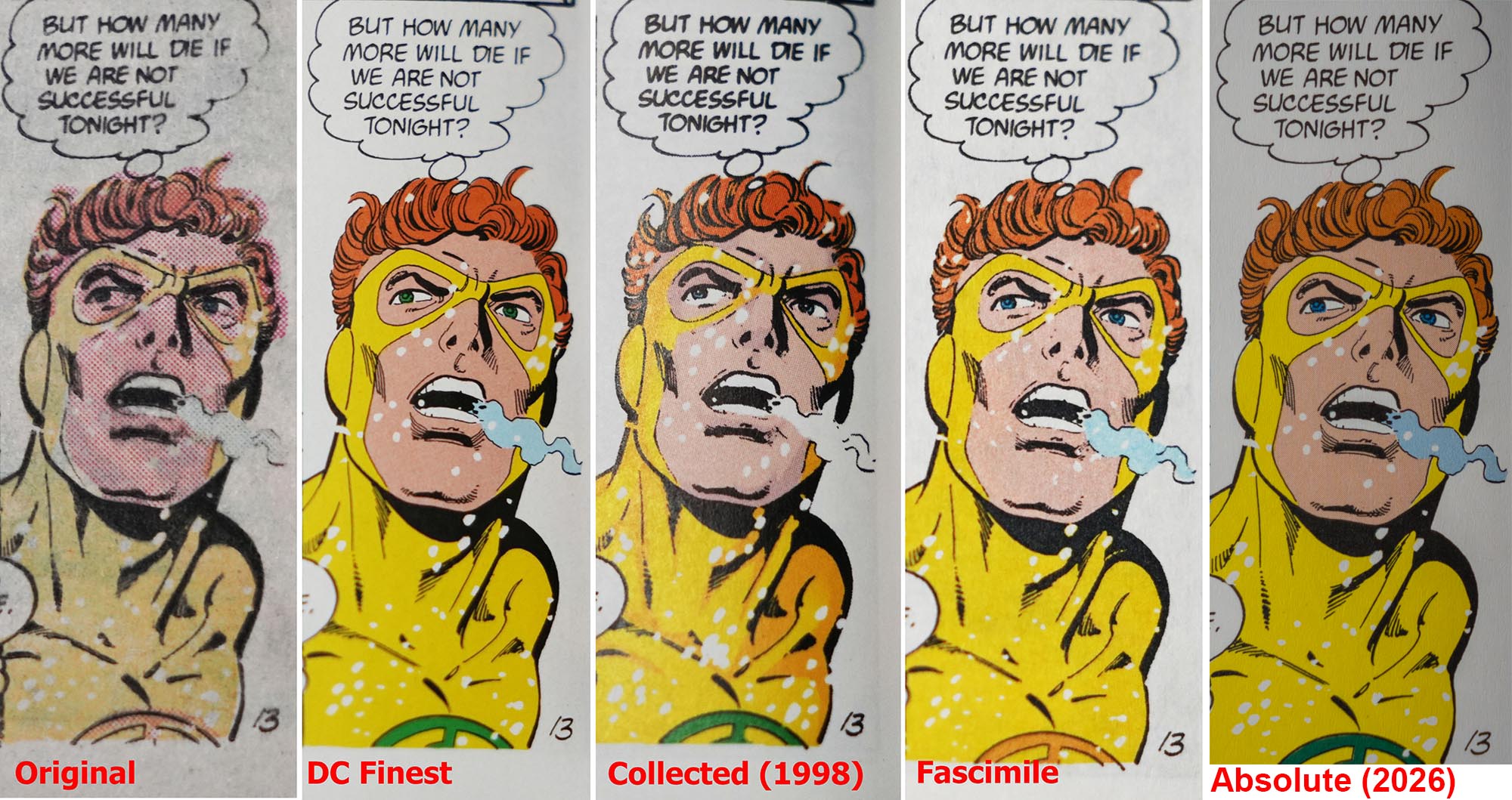 Crisis on Infinite Earths Absolute Edition Comparison (2005 vs 2026)