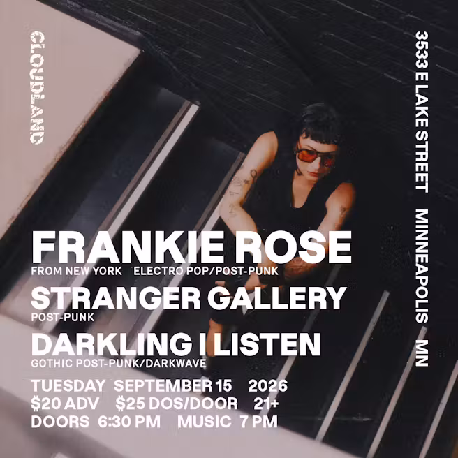 Frankie Rose at Cloudland Theater (Sep 15, 2026)