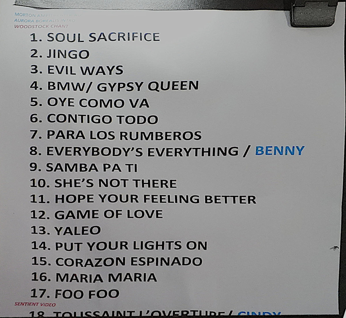 Santana / The Doobie Brothers at Morton Amphitheater, Riverside (Kansas City) MO (2026-08-26)
