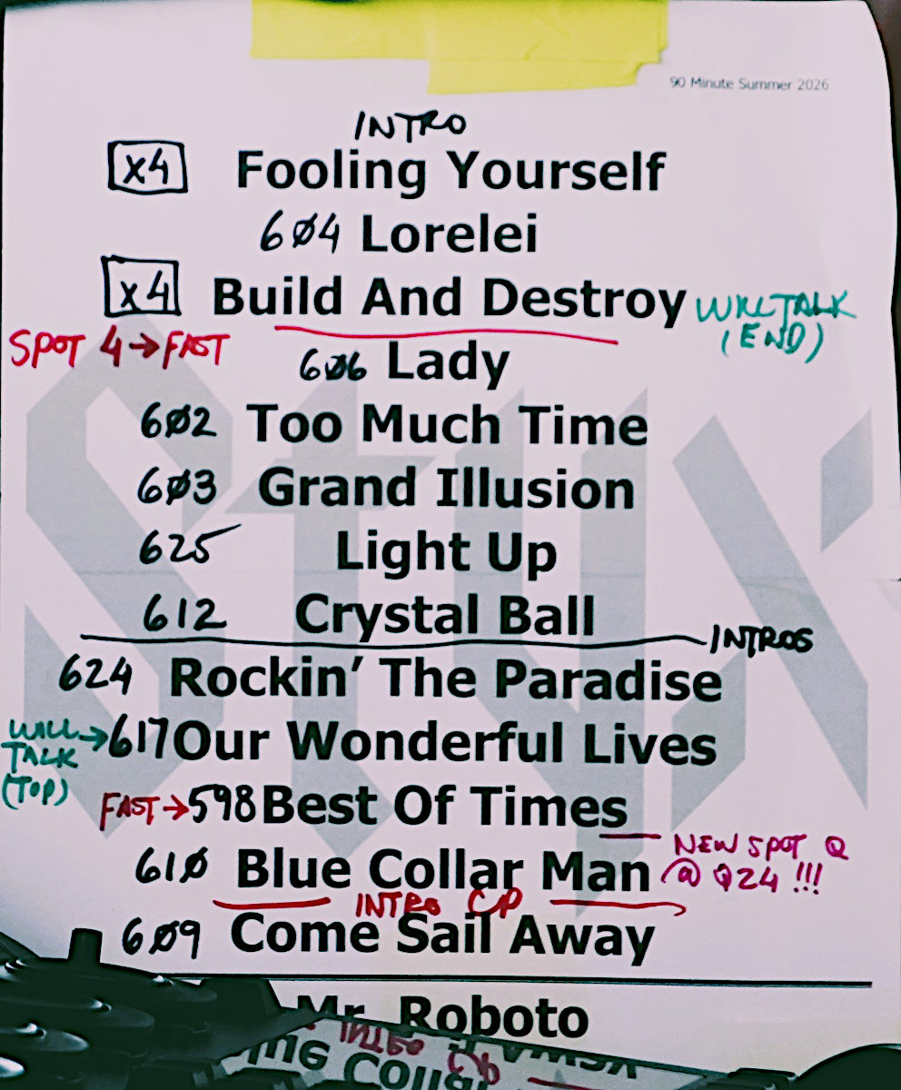 Chicago with Styx at Morton Amphitheater, Riverside (Kansas City) MO (2026-08-25)